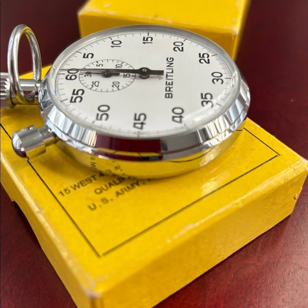 Vintage Breitling stopwatch Model 76 Mechanical winding watch Vintage circa 1940 - Picture 7 of 10